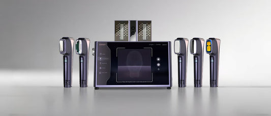 SENNEY Athena AI skin analyzer compared to VISIA - multispectral imaging and integrated skincare technology for aesthetic clinics