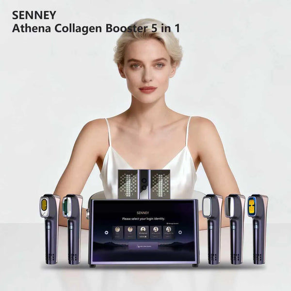 Senney™ Athena 5-in-1 AI Skin Analyzer & Beauty Device • Lift • Brighten • Rejuvenate