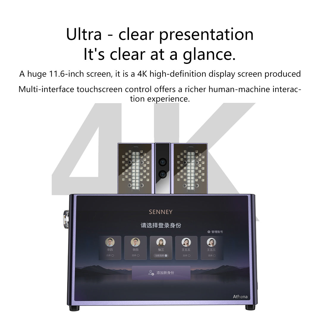 Senney™ Athena 5-in-1 AI Skin Analyzer & Beauty Device • Lift • Brighten • Rejuvenate